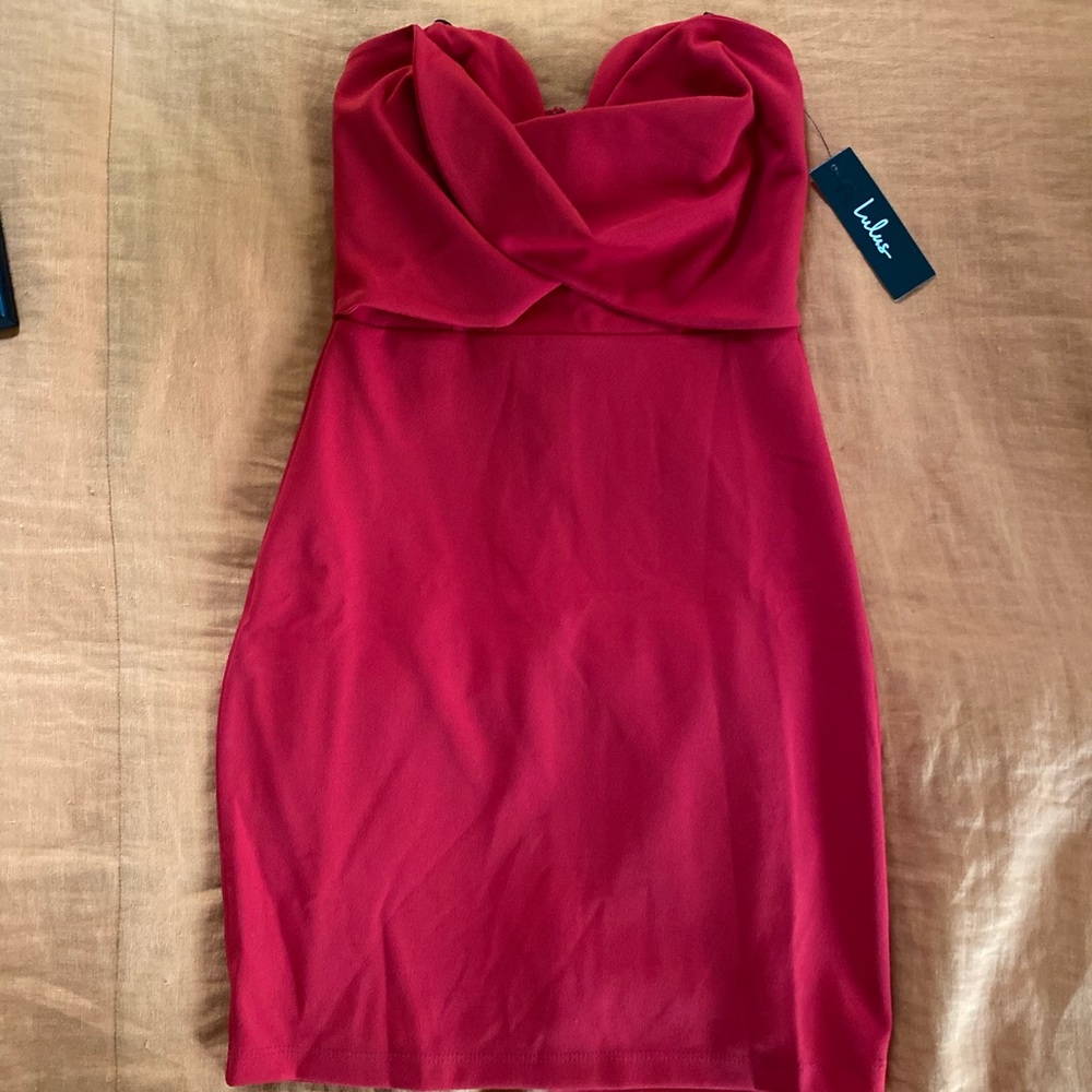 Strapless cocktail dress from Lulus